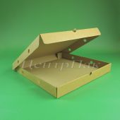 Коробка для пиццы 330х330х40 мм бурая (50)